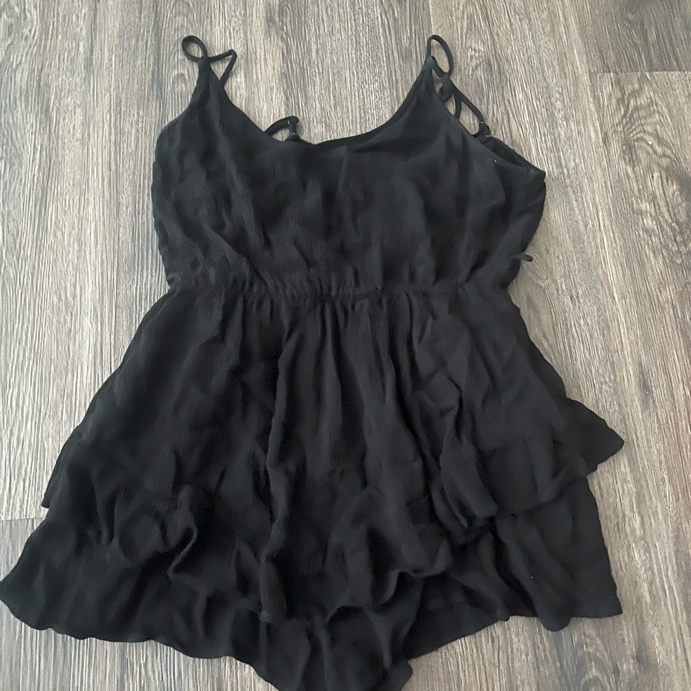 Black romper from a boutique in Nc size M